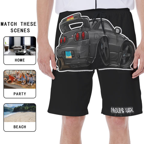 Prolific Luck R32 GTR Skyline Beach Shorts