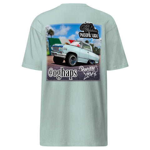 Prolific Luck Oghaps 63 Impala premium heavyweight tee (2 sides)