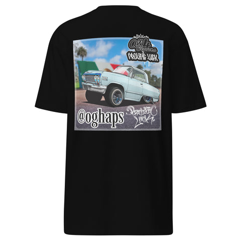 Prolific Luck Oghaps 63 Impala premium heavyweight tee (2 sides)