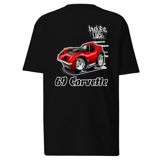 Prolific Luck 69 Corvette premium heavyweight tee