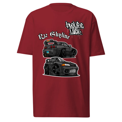 Prolific Luck R32 GTR Skyline premium heavyweight tee