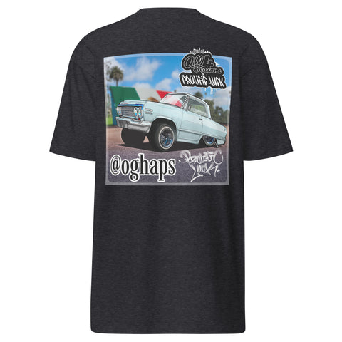 Prolific Luck Oghaps 63 Impala premium heavyweight tee (2 sides)