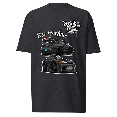 Prolific Luck R32 GTR Skyline premium heavyweight tee