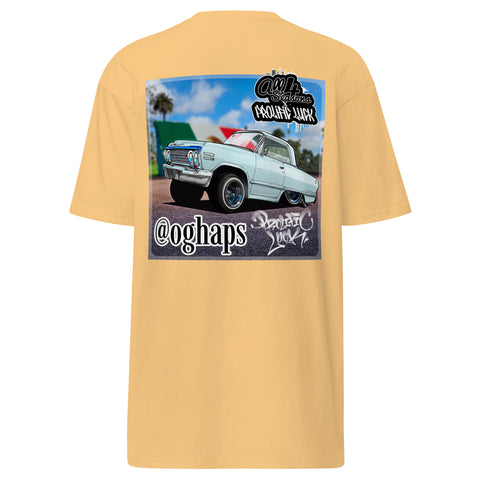 Prolific Luck Oghaps 63 Impala premium heavyweight tee (2 sides)