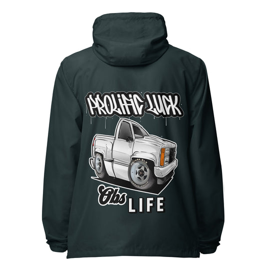 Prolific Luck Obs Life lightweight zip up windbreaker