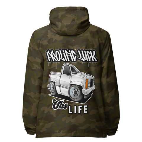 Prolific Luck Obs Life lightweight zip up windbreaker