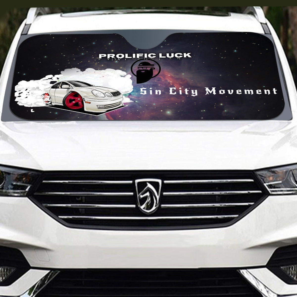 Prolific Luck Sin City Movement Windshield Sunshade