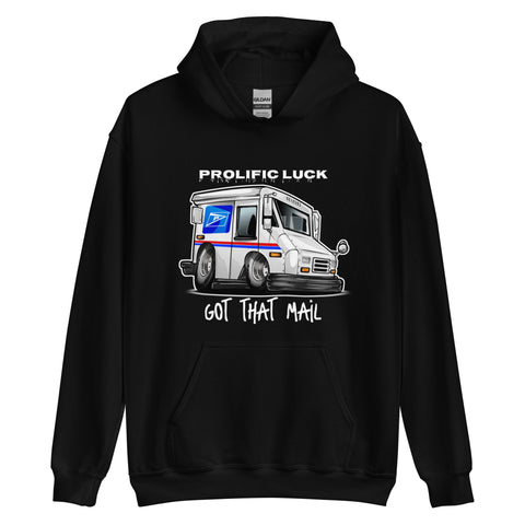 #9 Prolific Luck Mail Truck Hoodie