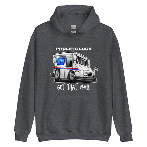 #9 Prolific Luck Mail Truck Hoodie