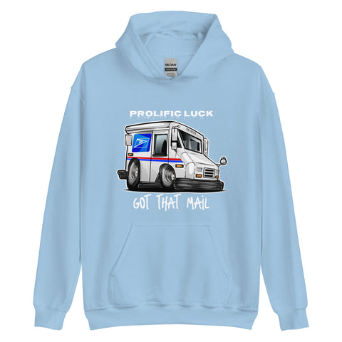 #9 Prolific Luck Mail Truck Hoodie