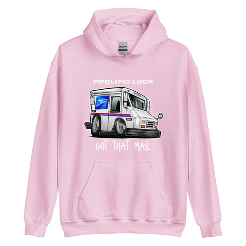 #9 Prolific Luck Mail Truck Hoodie